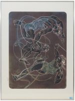 Erni Hans "Gymnaestrada" Original handsignierte Lithografie