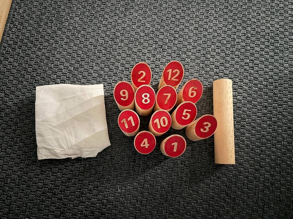 Giochi: Mölkky Original Wurfspiel aus Holz – Usato da Dübendorf venduto da sve_pbr5