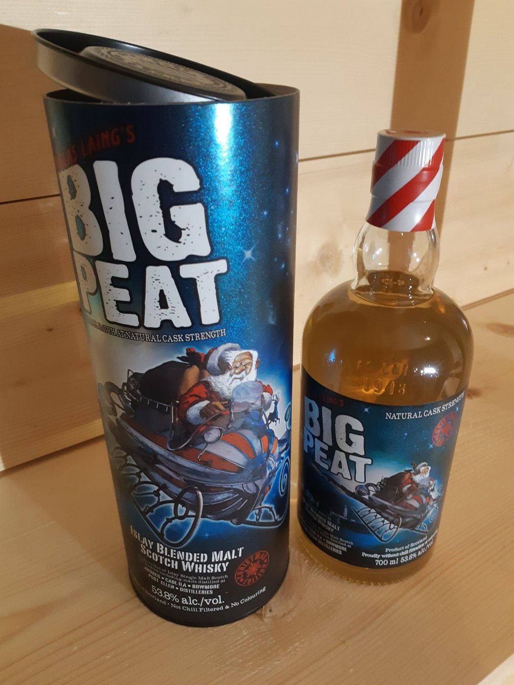 Bevande alcoliche: Big Peat Weihnachten 2015 – Nuovo e nell'imballaggio originale da Grindelwald venduto da carro5