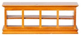 Ladentheke für den Puppenstuben-Laden. Holz lackiert.
