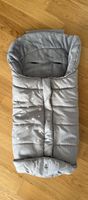 Winter-Fusssack für Kinderwagen in grau