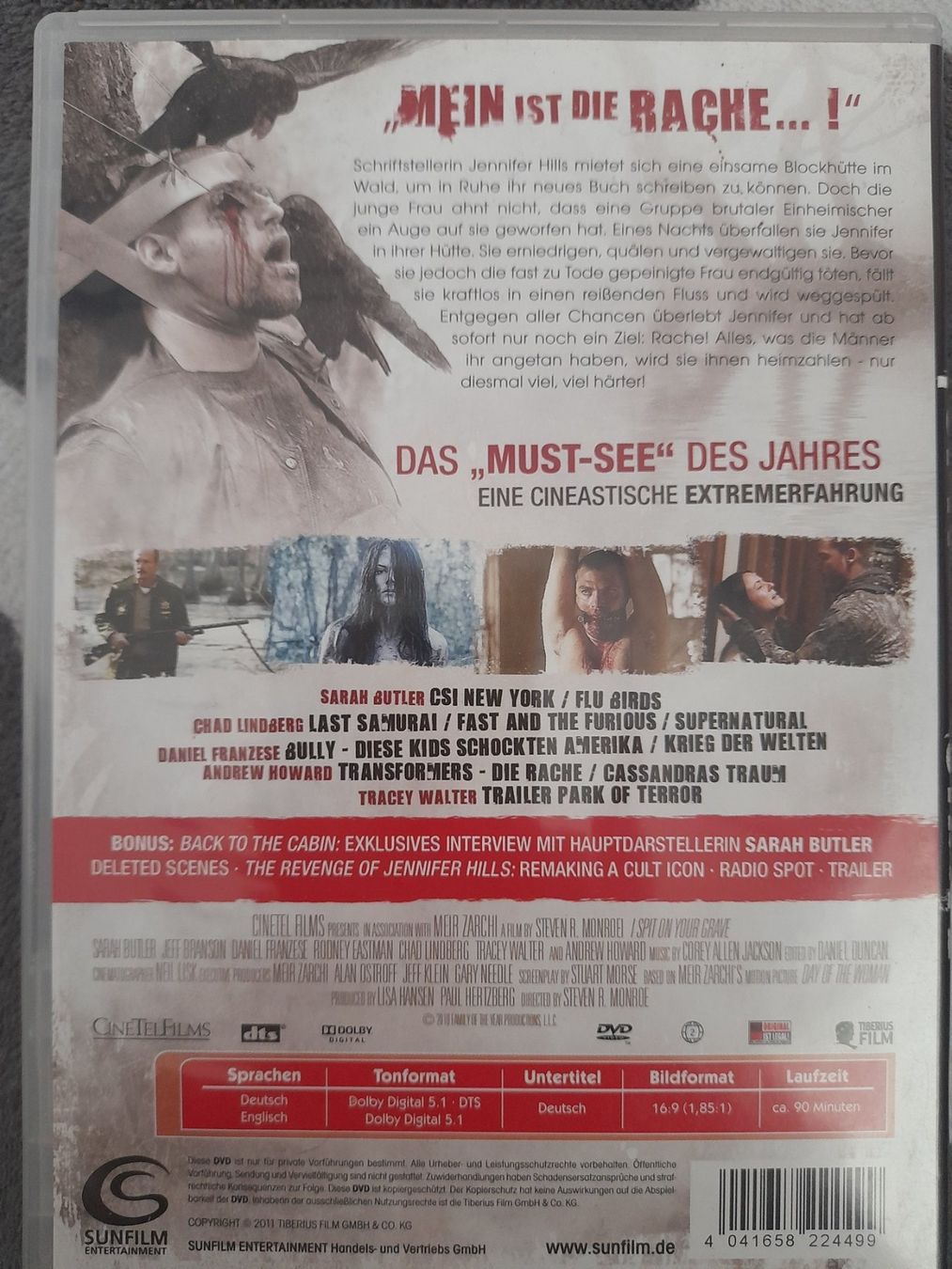 Tous les DVDs: DVD: I spit on your grave – D'occasion à Eiken par Lashar 1