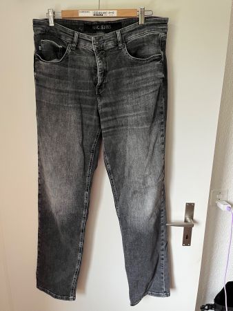MAC Jeans Gr.L/XL Grau Used Look - Bequem & Lässig!