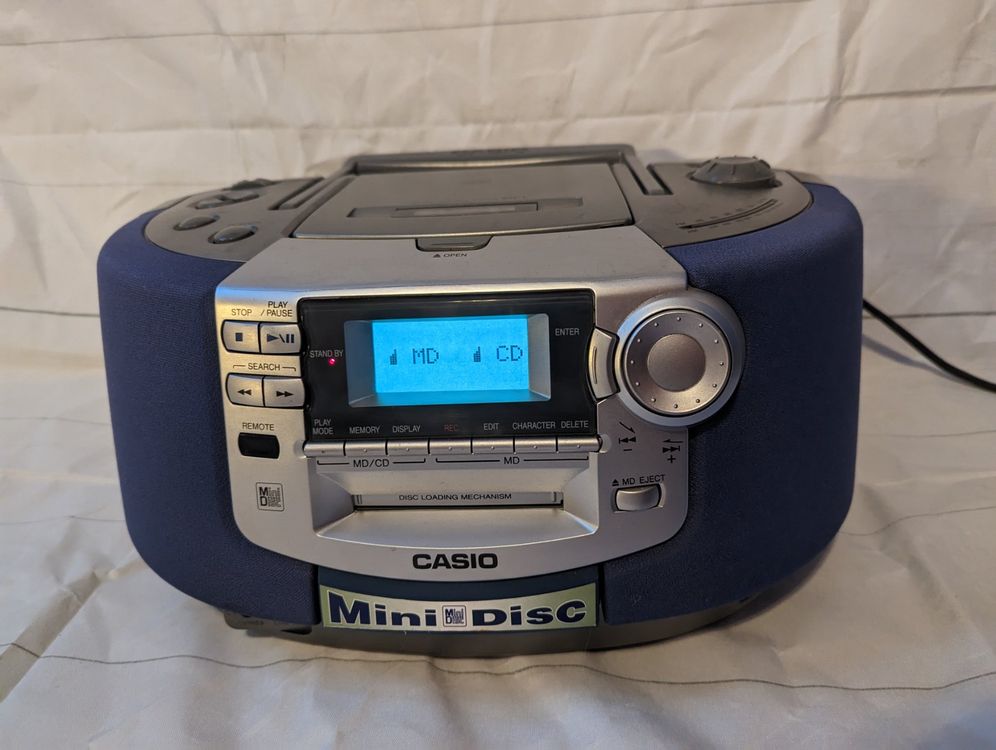 Casio ZD1 Minidisc Boombox CD MD Radio Kaufen auf Ricardo
