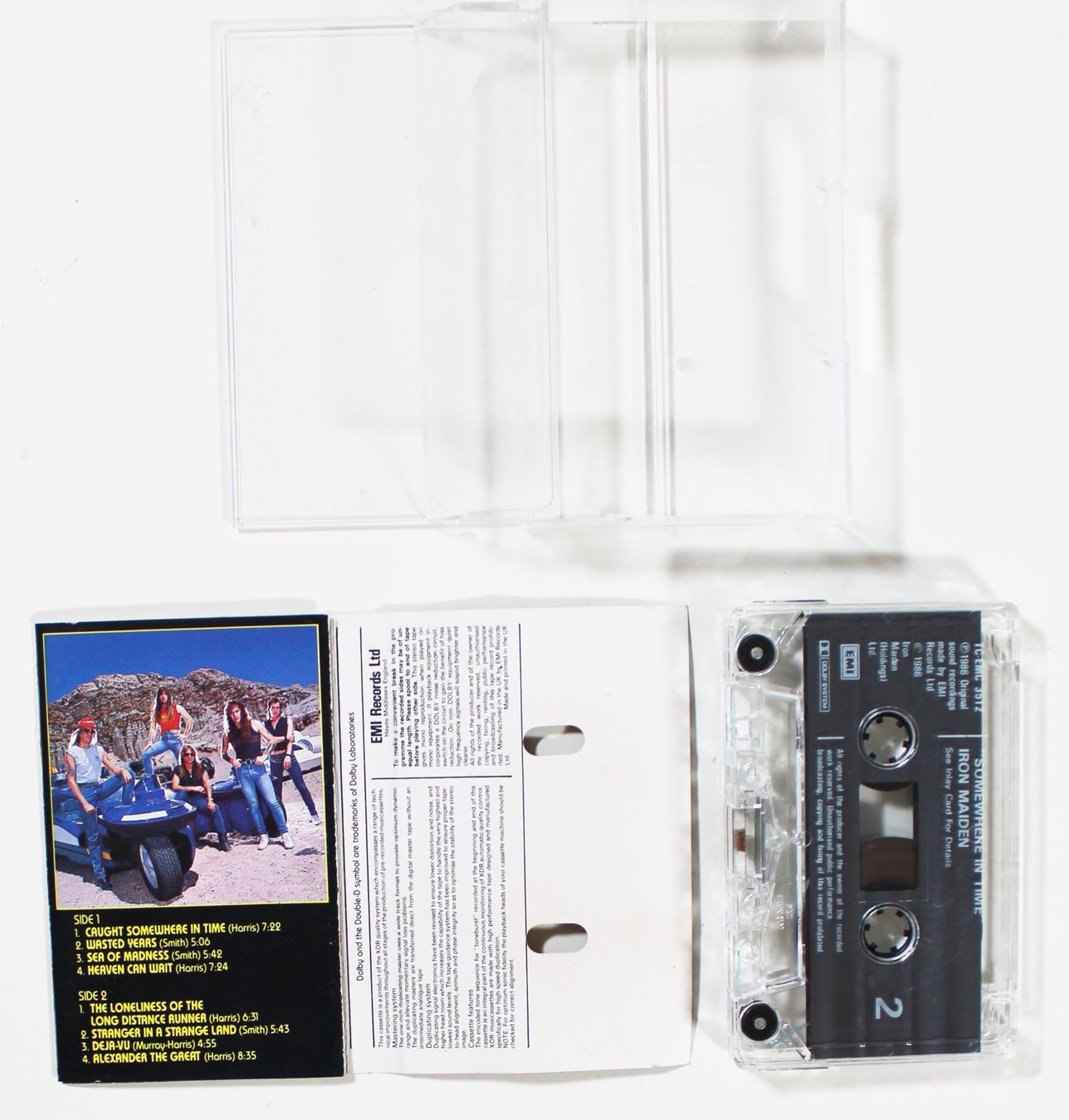 Musicassette: IRON MAIDEN - SOMEWHERE IN TIME 1986 - England – Usato da Brüttisellen venduto da Collector-Corner 2