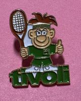 Tivoli Tennis Pin/Anstecker, cooler Vintage Sammlerartikel