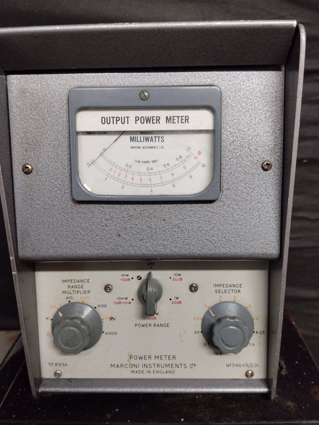 Radio: Marconi Instruments TF 893A Wattmtre collection – Usato da Fribourg venduto da Umulisa