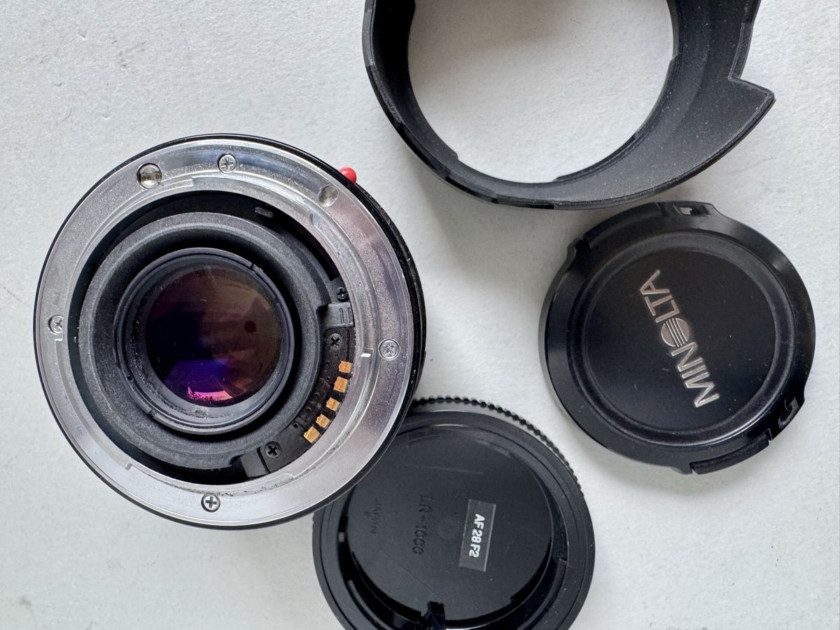 Minolta Objektive: Objektiv Minolta 28mm 2,0 Sony A mount – Gebraucht aus Basel von filmkamera 2