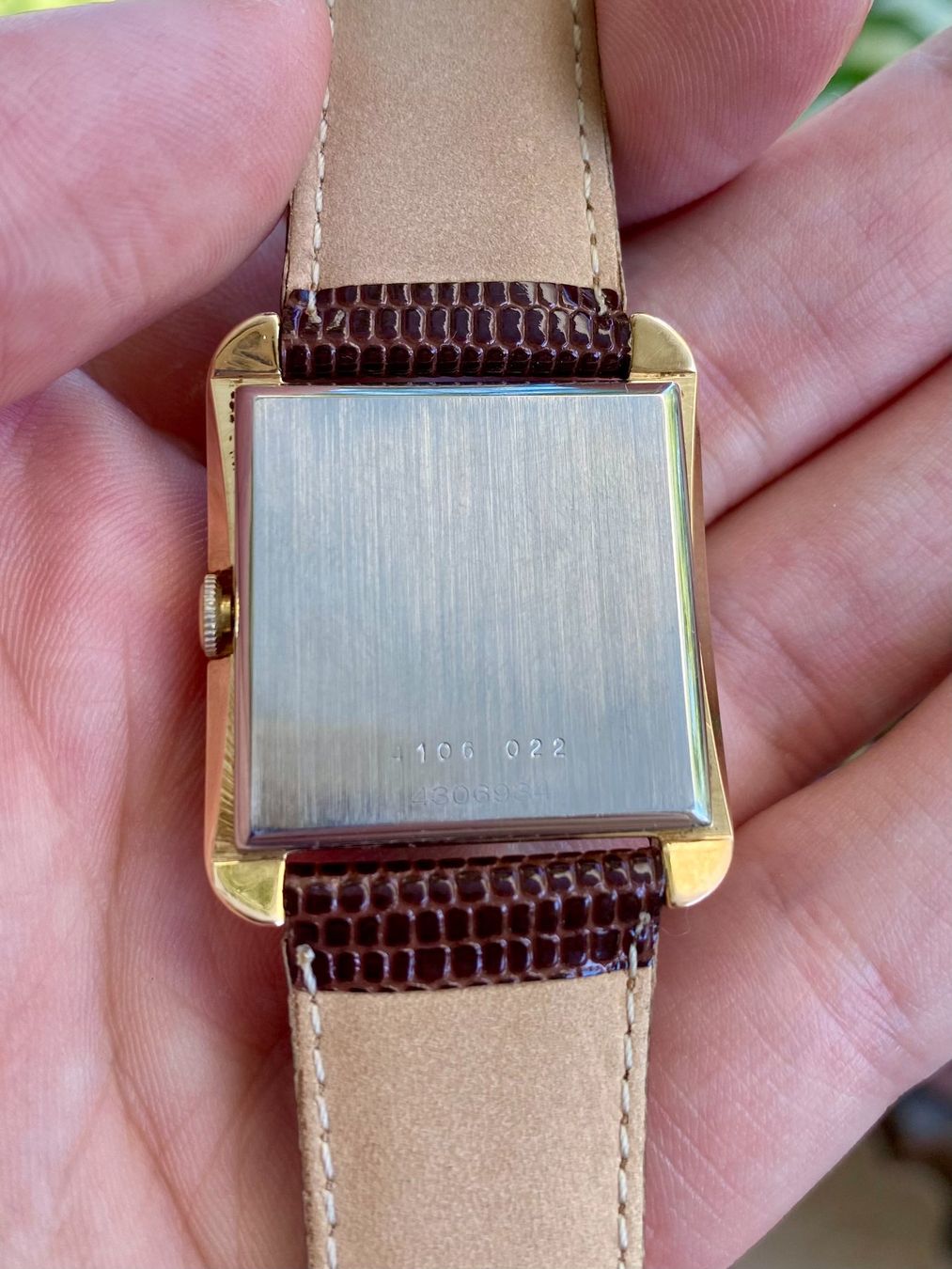 Certina Uhren: Certina Rectangular Dresswatch vergoldet – Gebraucht aus St. Gallen von Montiswiss 5