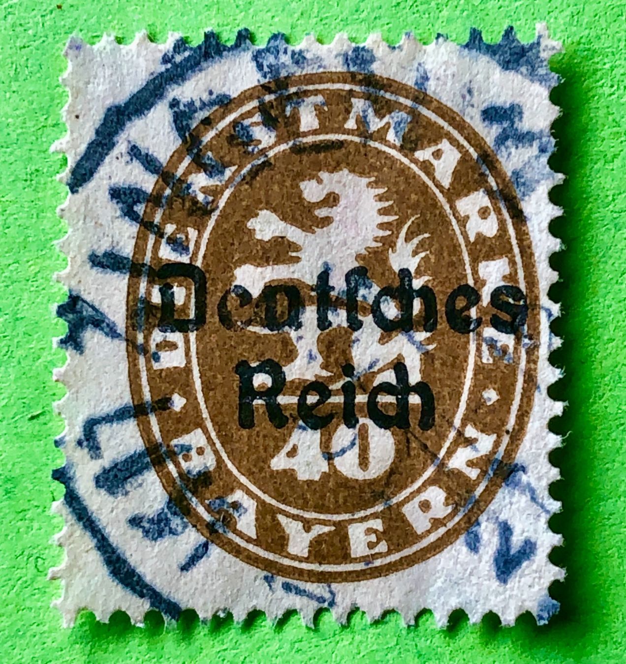 Tutti i francobolli: Briefmarken aus Deutsches Reich gestempelt   – Usato da Aarau venduto da Angi-007