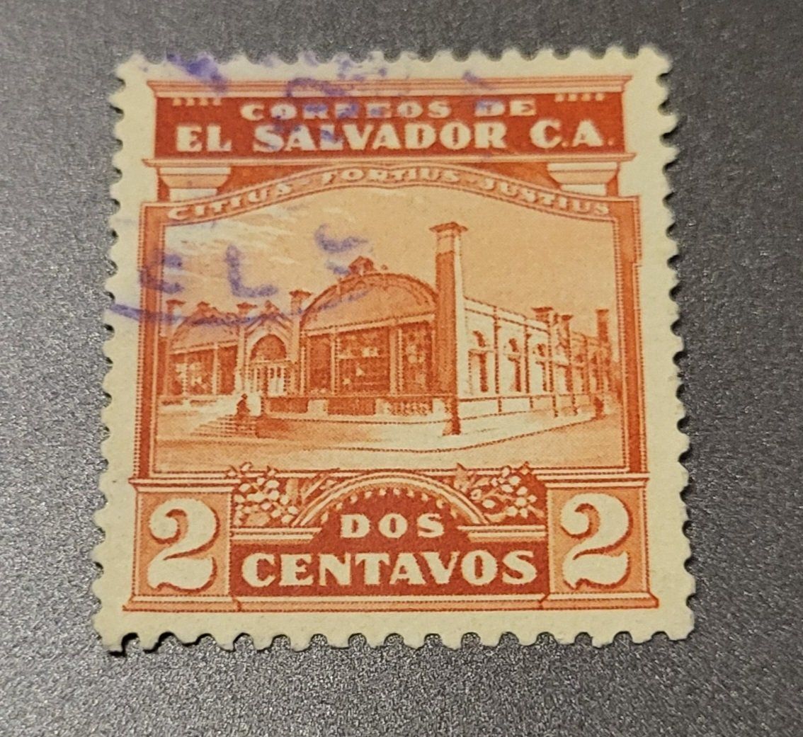Alle Briefmarken: El Salvador 1924 alte briefmarke – Gebraucht aus St Gallen von Stampsalshobby