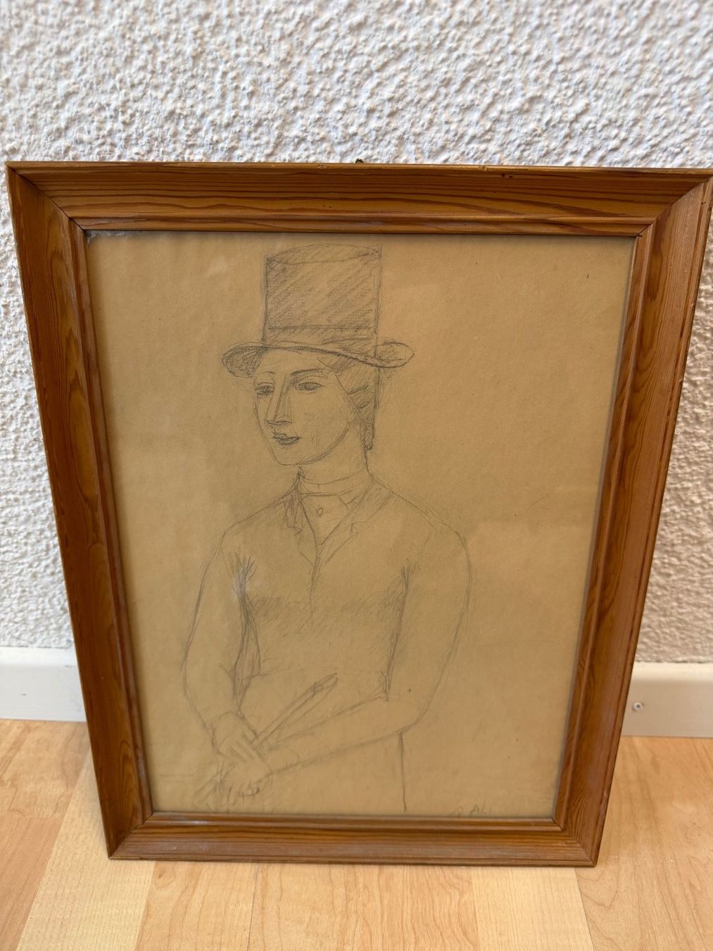 Tableaux: Rahmenbild, Bleistiftzeichnung! – D'occasion à Gümligen par Brocki-Reimal-Stift