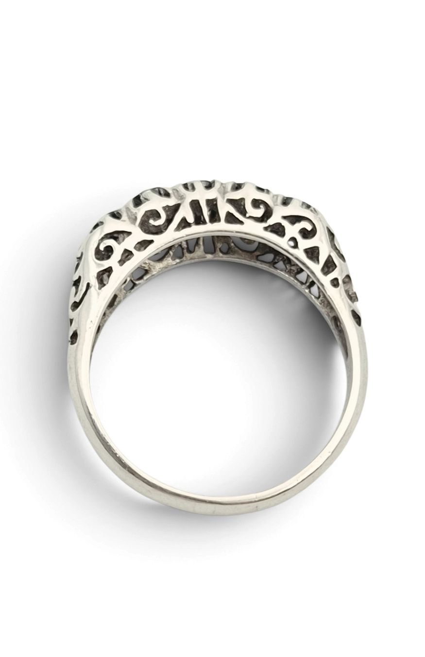 Ringe: JUGENDSTIL RING SILBER & Spinell vintage  – Gebraucht aus Clarens von Rimany 2
