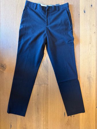 H&M Slim Fit Stoffhose Navy Gr. EUR 46