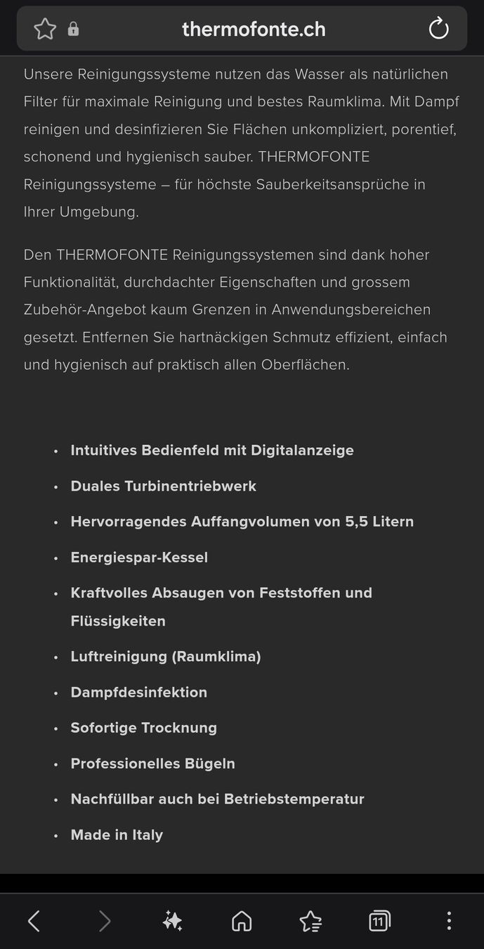 Pulitori a vapore: Thermofonte Reinigungssystem | Clean one – Nuovo (secondo la descrizione) da Niederhasli venduto da Jani85 6