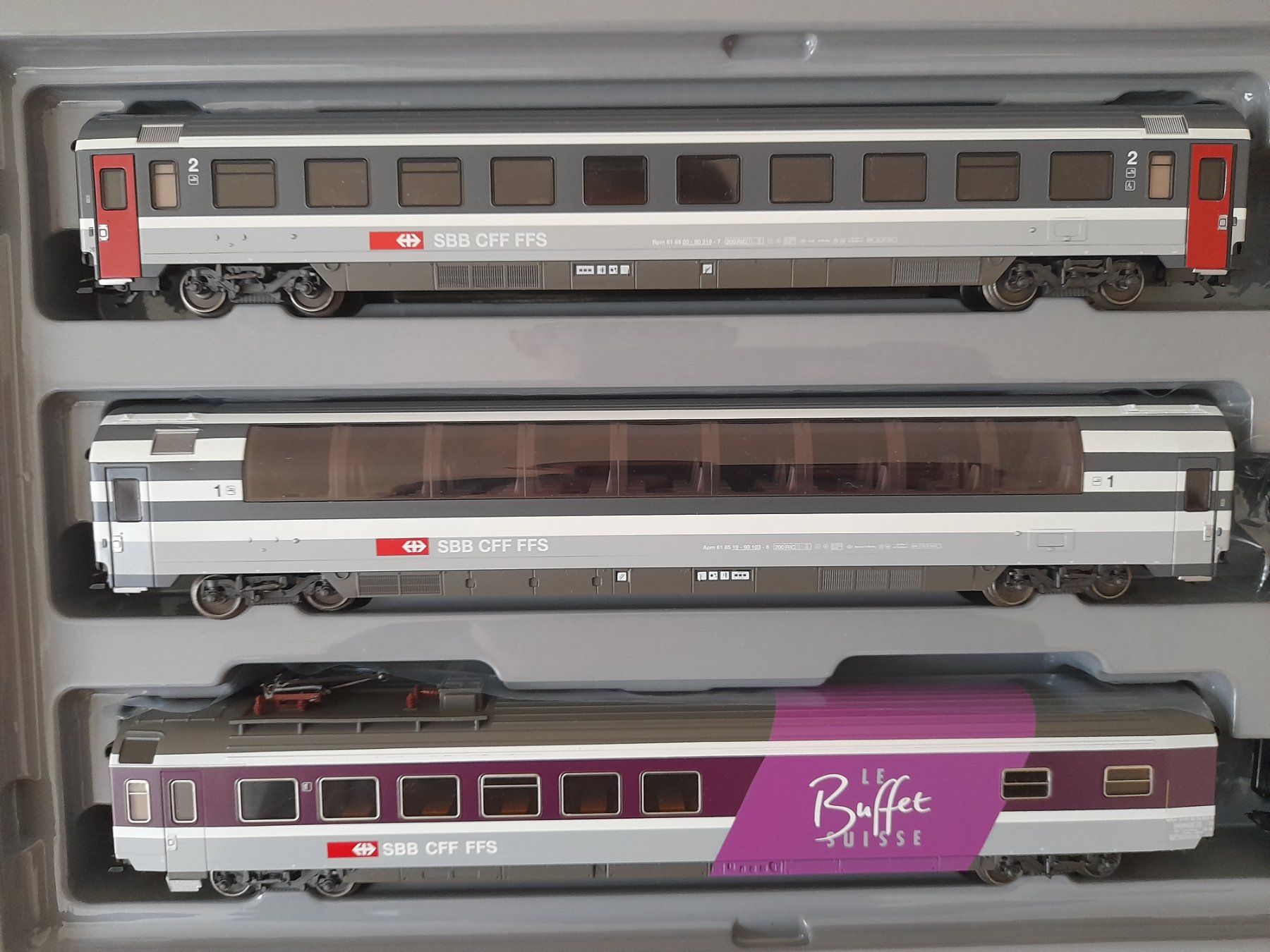 Märklin Modelleisenbahnen: Composition Euro City  CFF – Neu und originalverpackt aus Auvernier von gandalf08 1