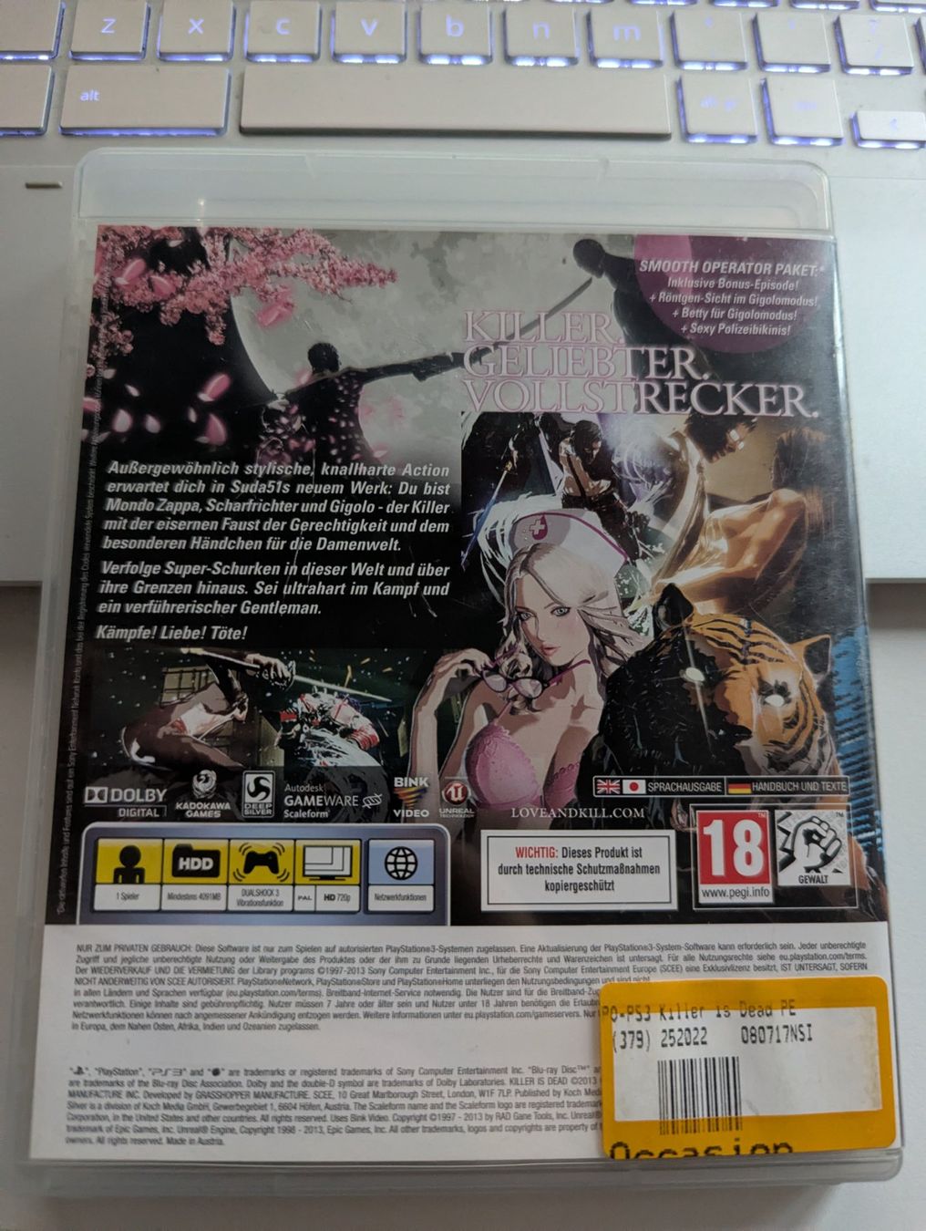 Giochi: Killer Is Dead Limited Edition PS3 Game Playstation 3 – Usato da Hünenberg See venduto da SpecialEditionGaming 2