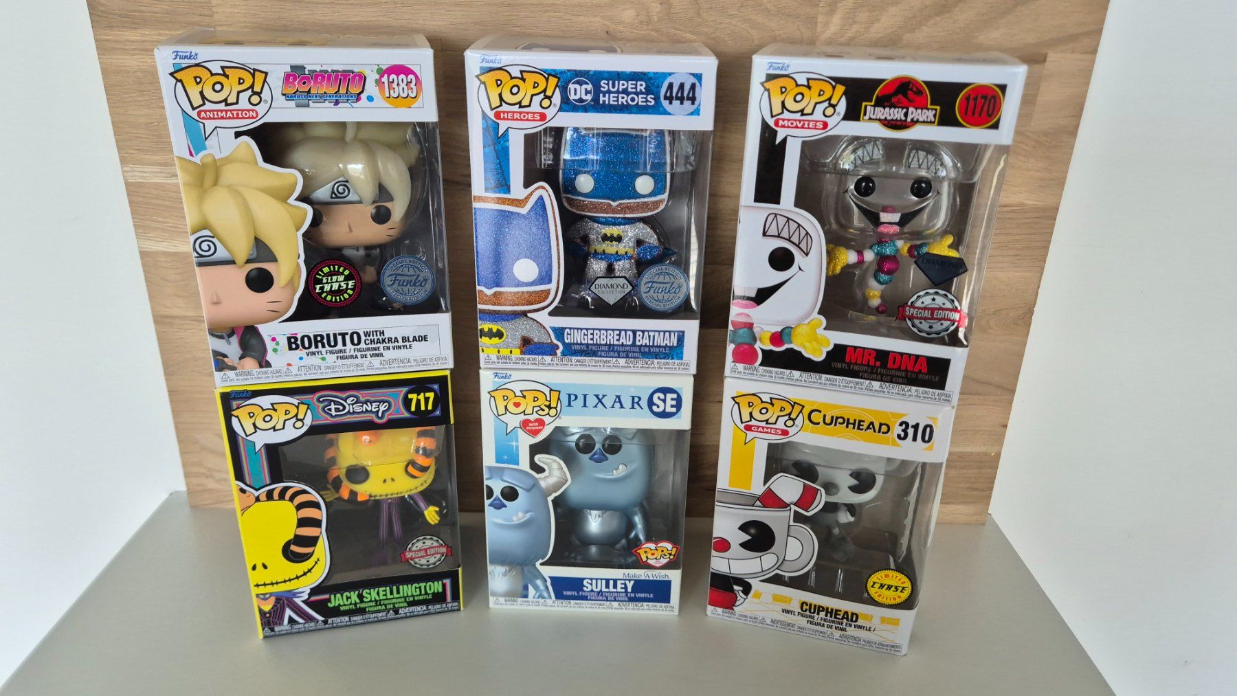 Funko Figurines: Funko Pop Figuren Boruto, Batman, Sulley, Cuphead - Set #1 – Neuf avec emballage d'origine à Bassersdorf par retrolab