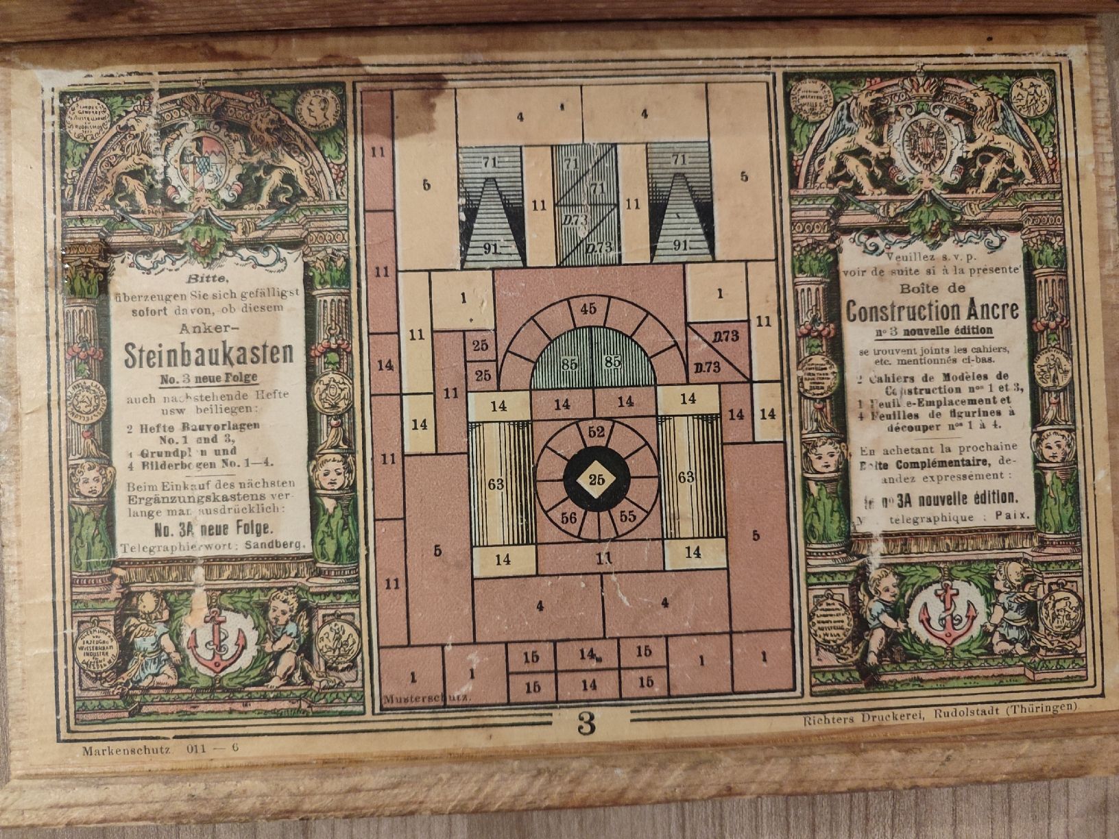 Spielzeuge: Antiker Steinbaukasten Anker/Richter No. 3 – Gebraucht aus Bettwiesen von tuemian 2
