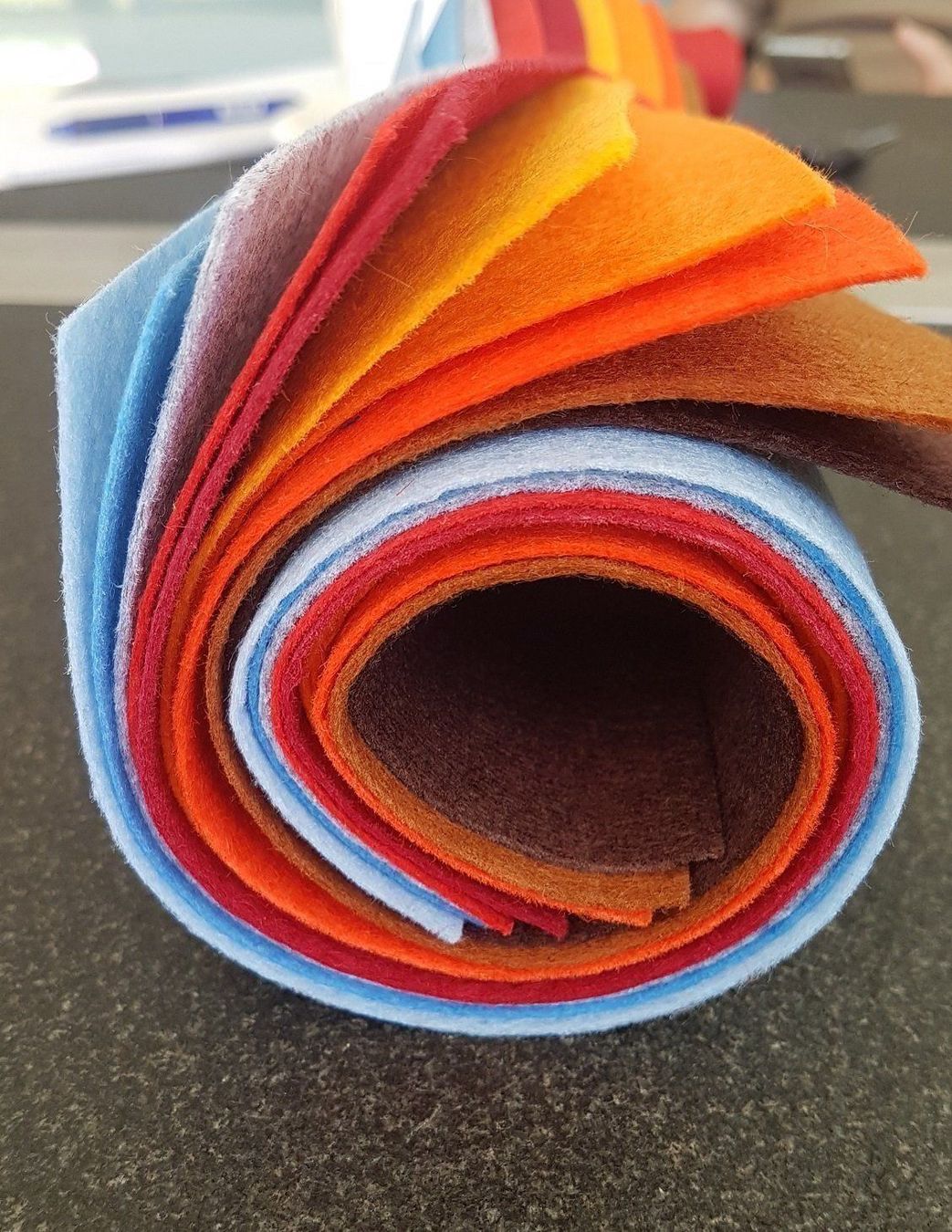 Kit bricolage: BASTELFILZ-SET 10 Platten 30x30 cm, Set 25 felt – Nuovo (secondo la descrizione) da Langenthal venduto da flowersNbirds 2