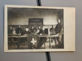 Echt Photo Karte / Grenzbesetzung 1914 Gelaufen Armeestab 