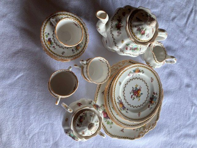 Vintage Spode Rockingham aus England, Kaffee-/Teegeschirr (Gebraucht ...