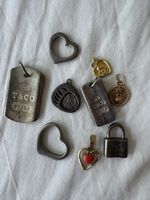 Pendentifs vintage, argent et or, divers modèles!