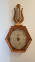 Antikes Barometer/Thermometer aus der Empire-Periode