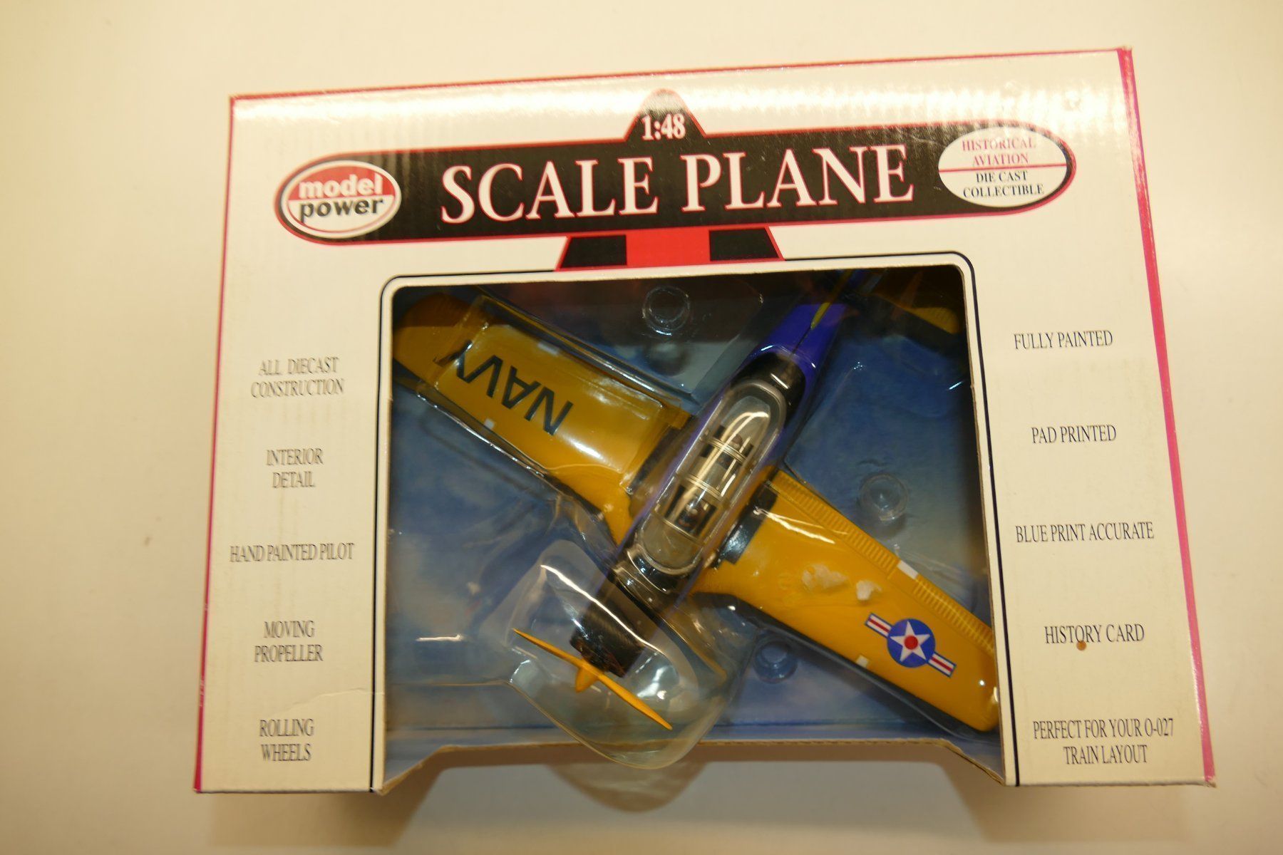 Kit di modellismo & Modellini statici: Model Power 1:48: USN Beech T-34 Mentor – Nuovo (secondo la descrizione) da Niederhasli venduto da rail-duerst 2
