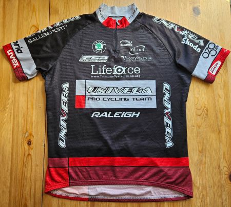 Radtrikot Univega Biemme Gr. XL Velo Radsport Trikot