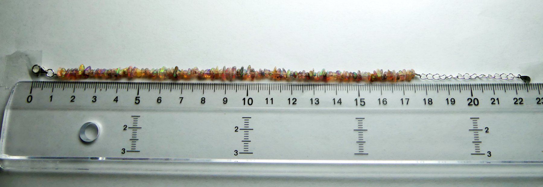 Bracelets: Opal-Armband mit echten Opalsplittern &  Silberverschluss – Neuf avec emballage d'origine à Matten b. Interlaken par kero71 8