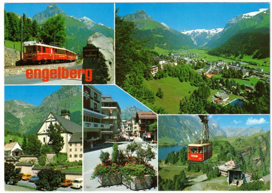 Ansichtskarten: Engelberg - 5 Bild AK – Gebraucht aus Binningen von Mountainrider