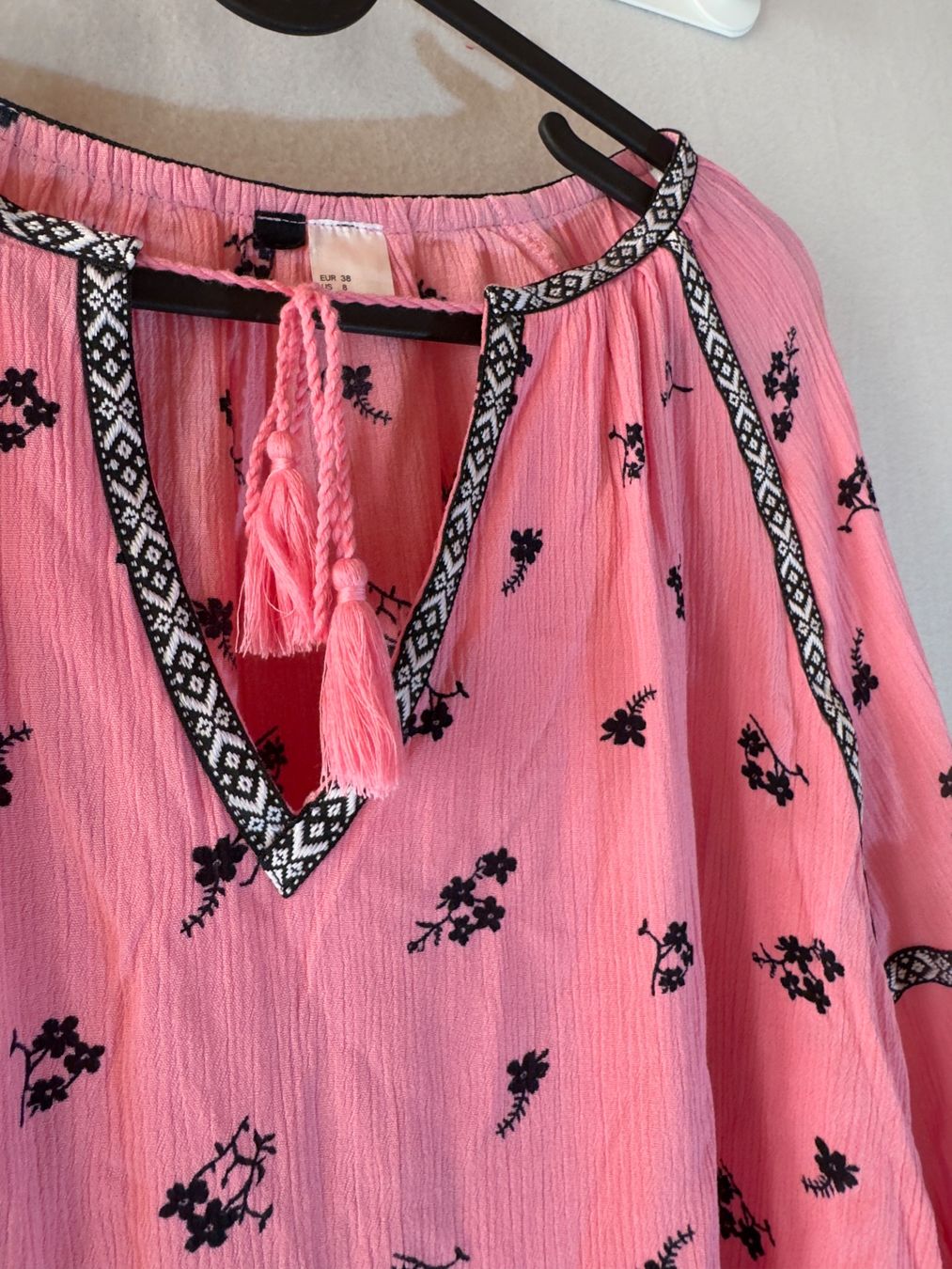 Camicette: Rosa Bluse mir Muster Gr. 38 – Usato da Grosswangen venduto da second_hand_dress 5