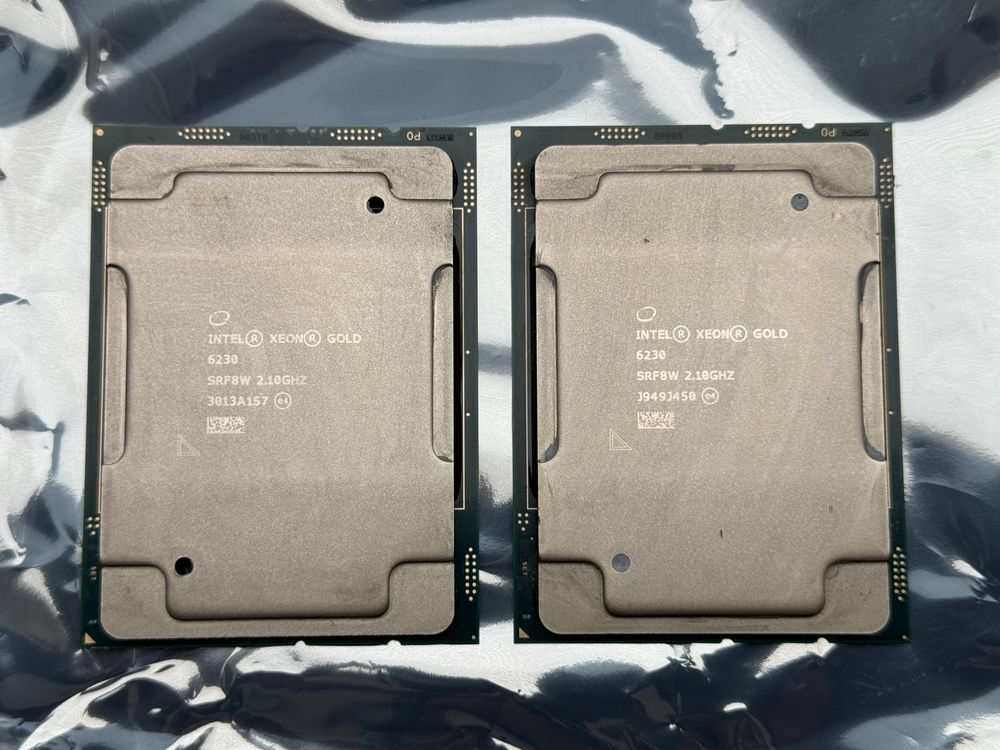 2x Intel Xeon Gold 6230 CPU, 20-Core, 3.9 GHz Turbo, 125 W (Gebraucht ...