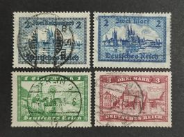 Deutsches Reich 1924-30, gestempelte