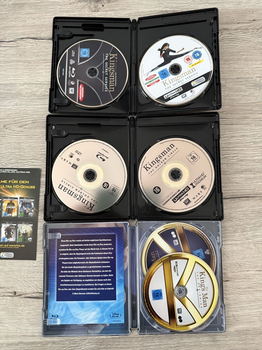 Tutti i DVDs: The Kingsman 1-3 4K UHD – Nuovo (secondo la descrizione) da Willisau venduto da ste_sc8j 4