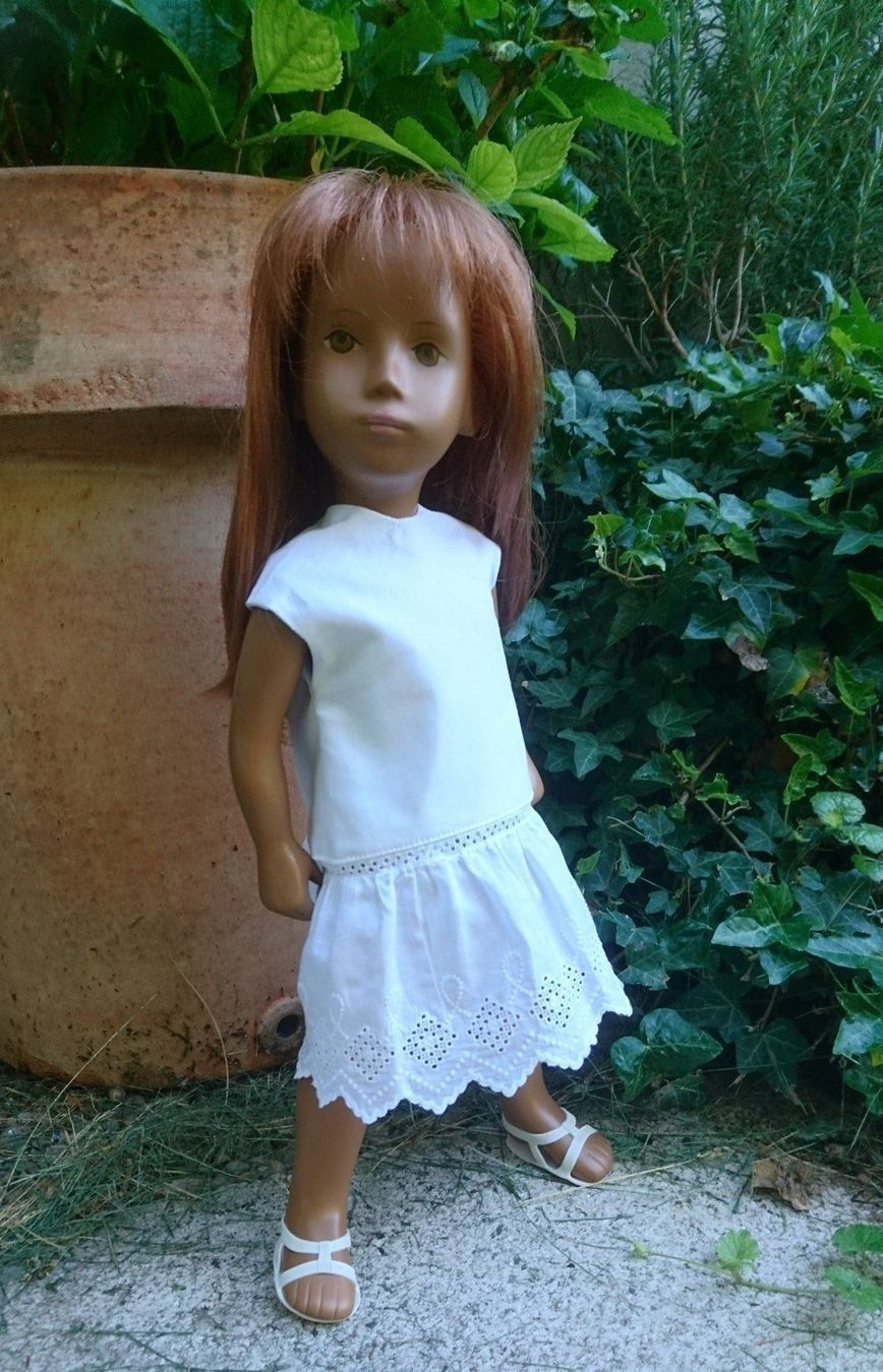 Bambole: SASHA CLASSIC-LINE Nostalgiekleid / Unterkleid – Nuovo e nell'imballaggio originale da Schüpfen venduto da ardiphne 2