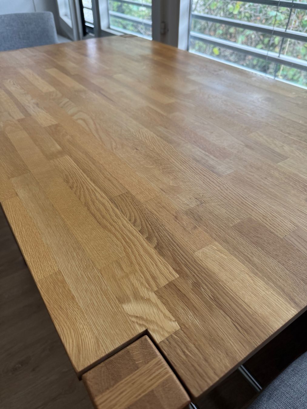 Jysk Set di tavolo e panche: Bartisch / Küchentisch Eiche Massiv 70x115x95 mit 2 Stühlen – Nuovo (secondo la descrizione) da Bern venduto da jp62 3