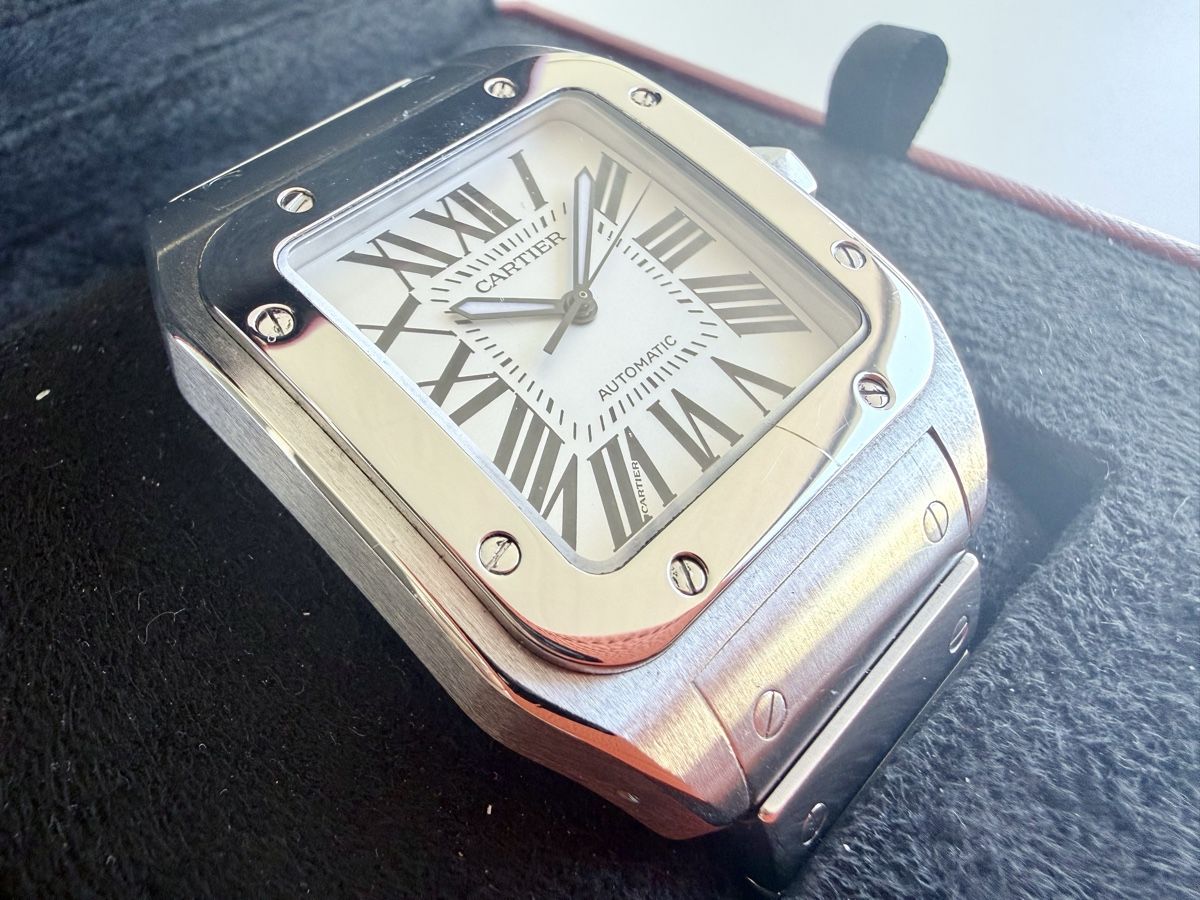 Cartier Uhren: CARTIER Santos 100 XL Automatic, FullSet 2016, Réf. W200737G – Gebraucht aus Le Mont-sur-Lausanne von LycaGallery 2