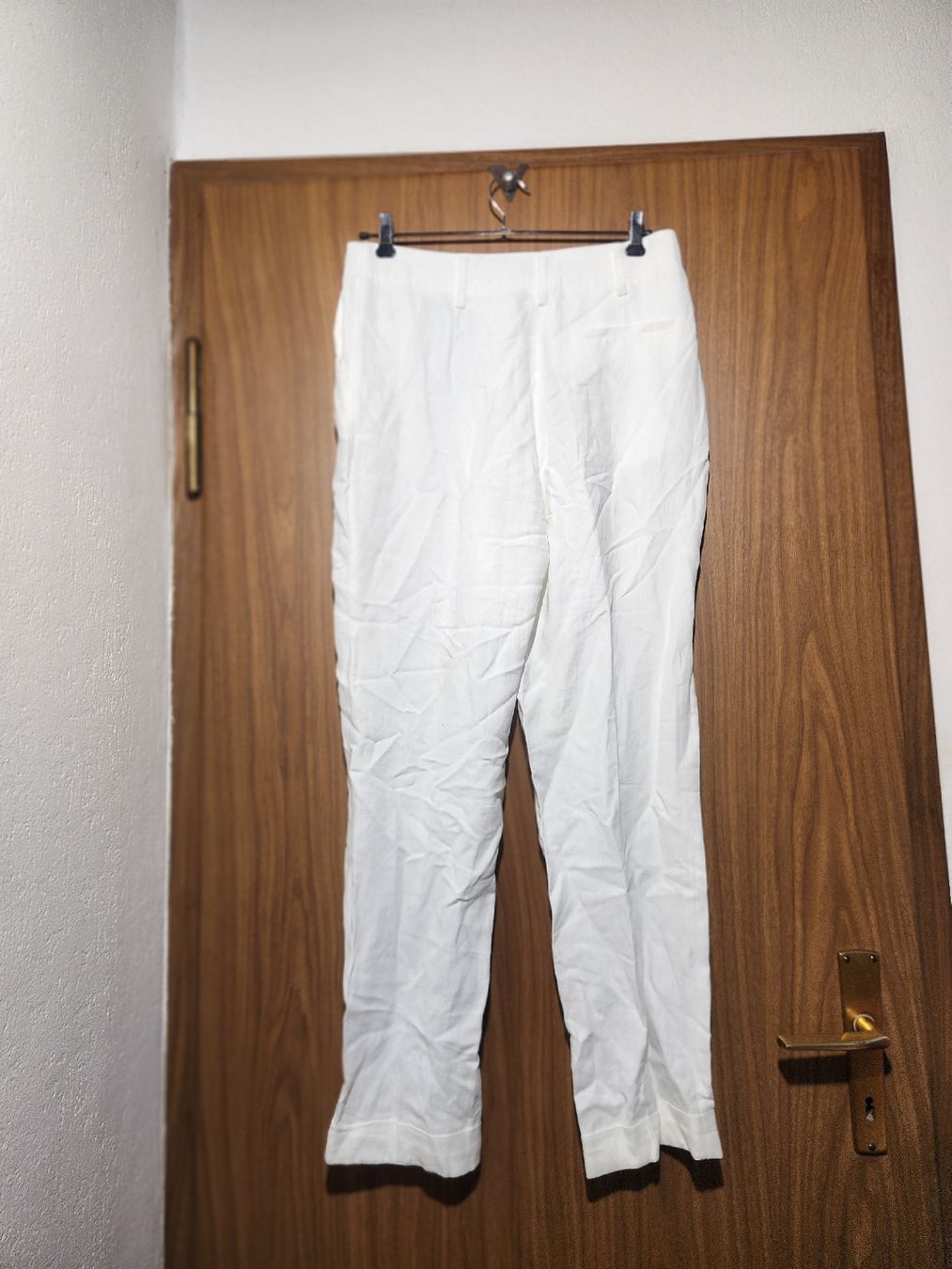 Massimo Dutti Pantaloni: Pantalon lin  blanc Massimo Dutti été - Taille 40 – Usato da Niedergösgen venduto da Eva2410 1