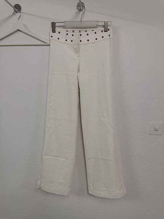 Pantaloni: Kookaï Weiße Hose  – Usato da Kreuzlingen venduto da ami_6mbf
