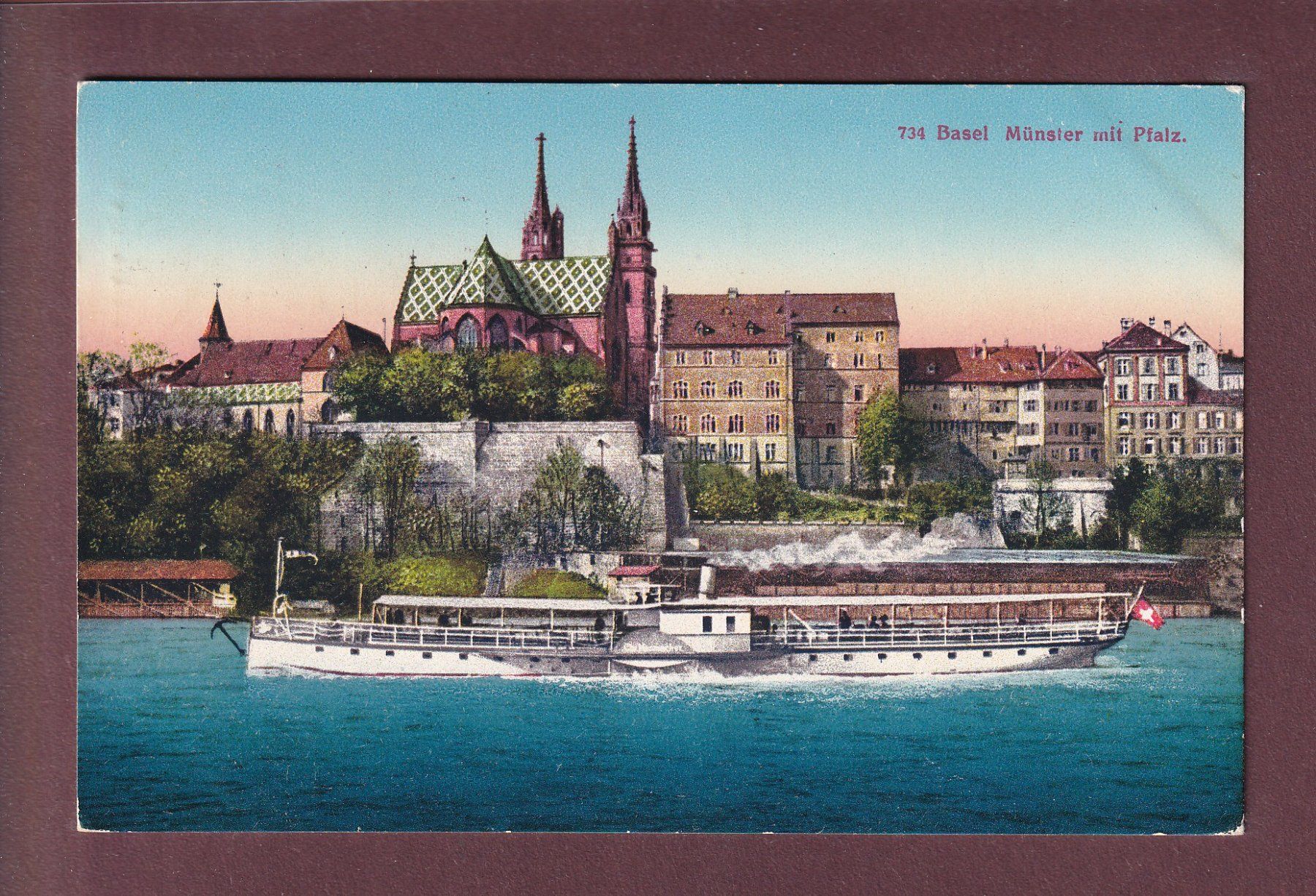 Cartes postales: BASEL - Münster - Schiff - 1925 – D'occasion à Pully par nicecards