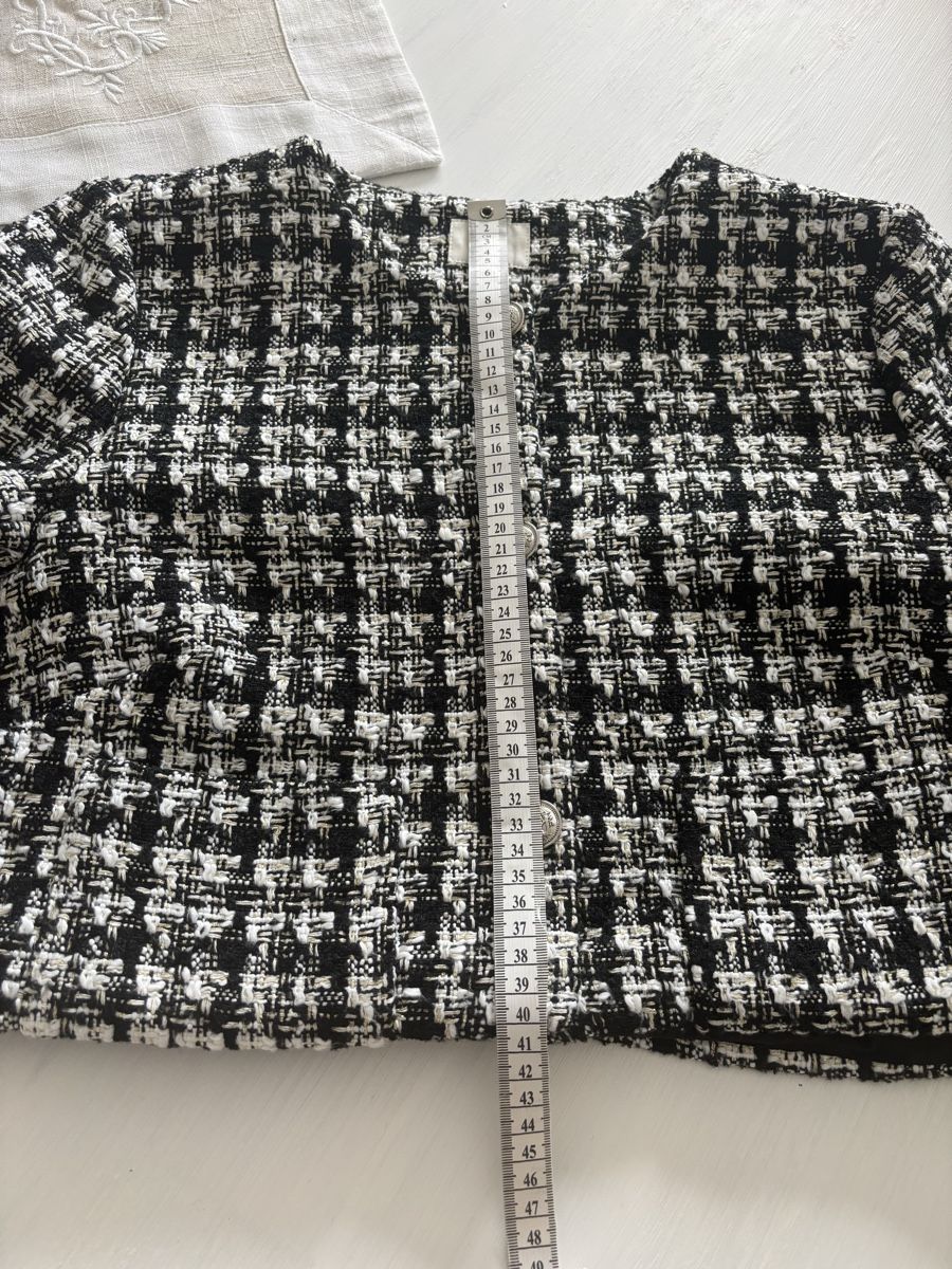 H&M Giacche: Schicke Tweed Jacke schwarz weiss Gr. M – Nuovo (secondo la descrizione) da Bäretswil venduto da Viechel 4