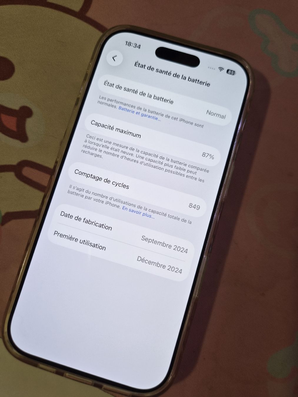 Apple Telefoni cellulari / Smartphones: IPhone 16 pro 512gb blanc – Usato da Plan-les-Ouates venduto da Meishu 2