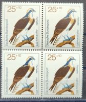 Deutschland-Mi 754 Viererblock ** (41) Vögel/Tiere
