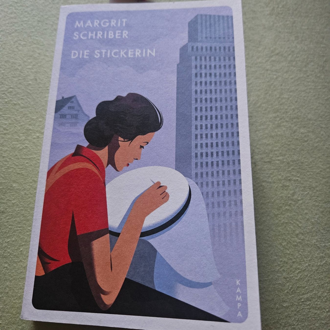 Libri: Die Stickerin,  von Margrit Schriber – Usato da Uster venduto da Sonnenblume212