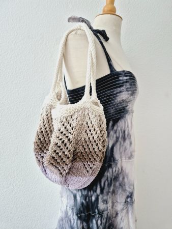 TASCHE STRICKWARE GESTRICKT EINZELSTÜCK BEUTEL BAG , TOP