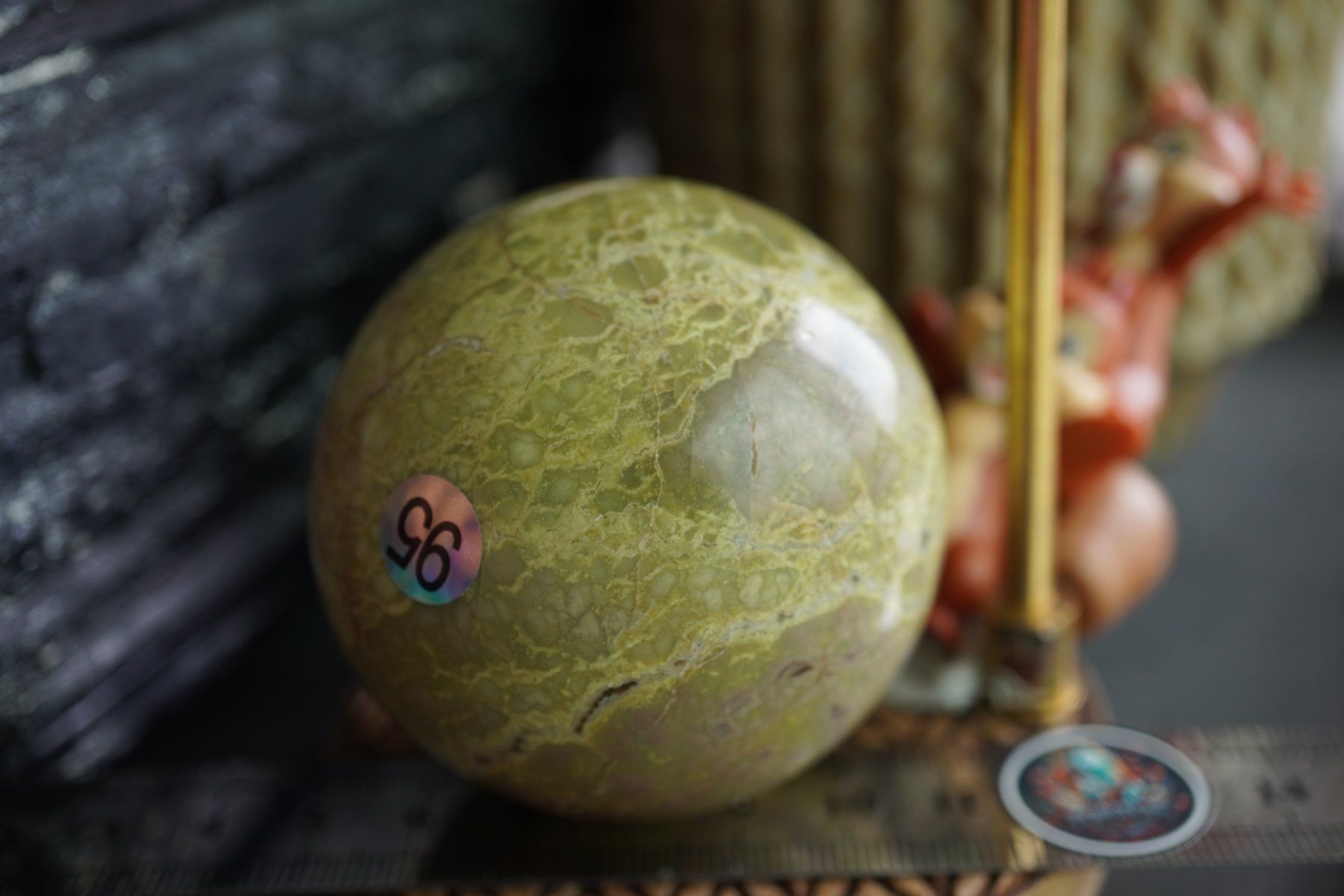 Minerali & Pietre curative: Lizardit Jade   Kugel 57mm  Räumung Topstone  ab  10.- – Nuovo e nell'imballaggio originale da Eschenbach SG venduto da topstone 3