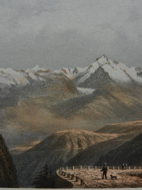 Incisioni: Berner Alpen vom Simplon aus – Usato da Risch venduto da Rischli15 6