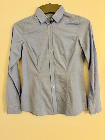 Massimo Dutti Bluse blau, Grösse 38
